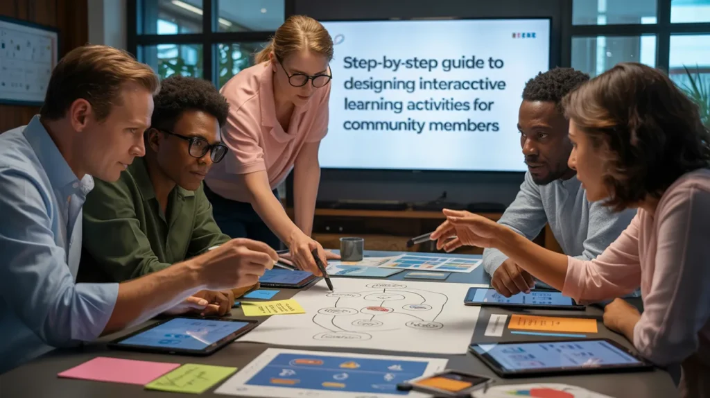 Step-by-Step Guide to Designing Interactive Learning Activities for Community Members