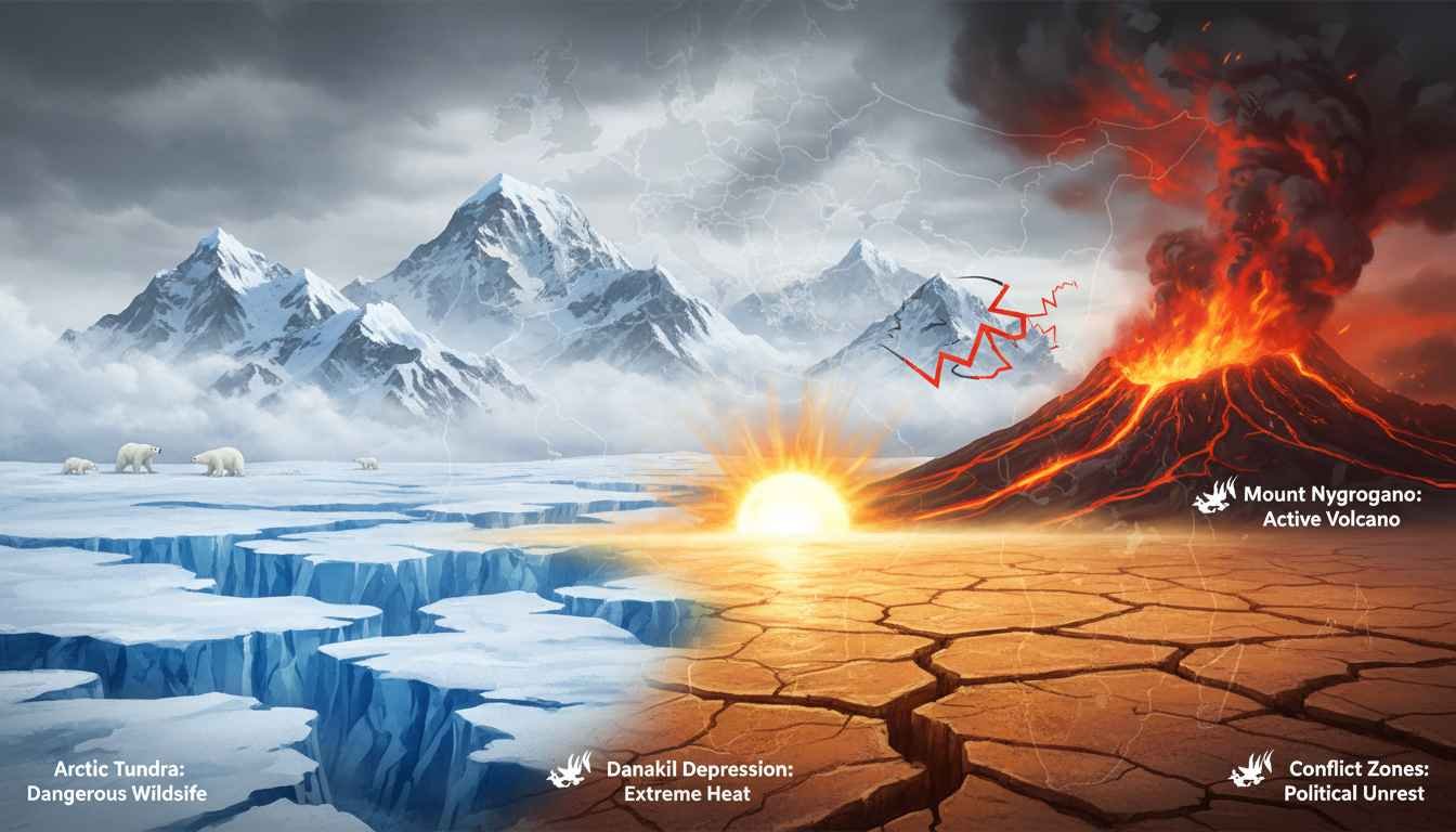 most dangerous places in the world to visit