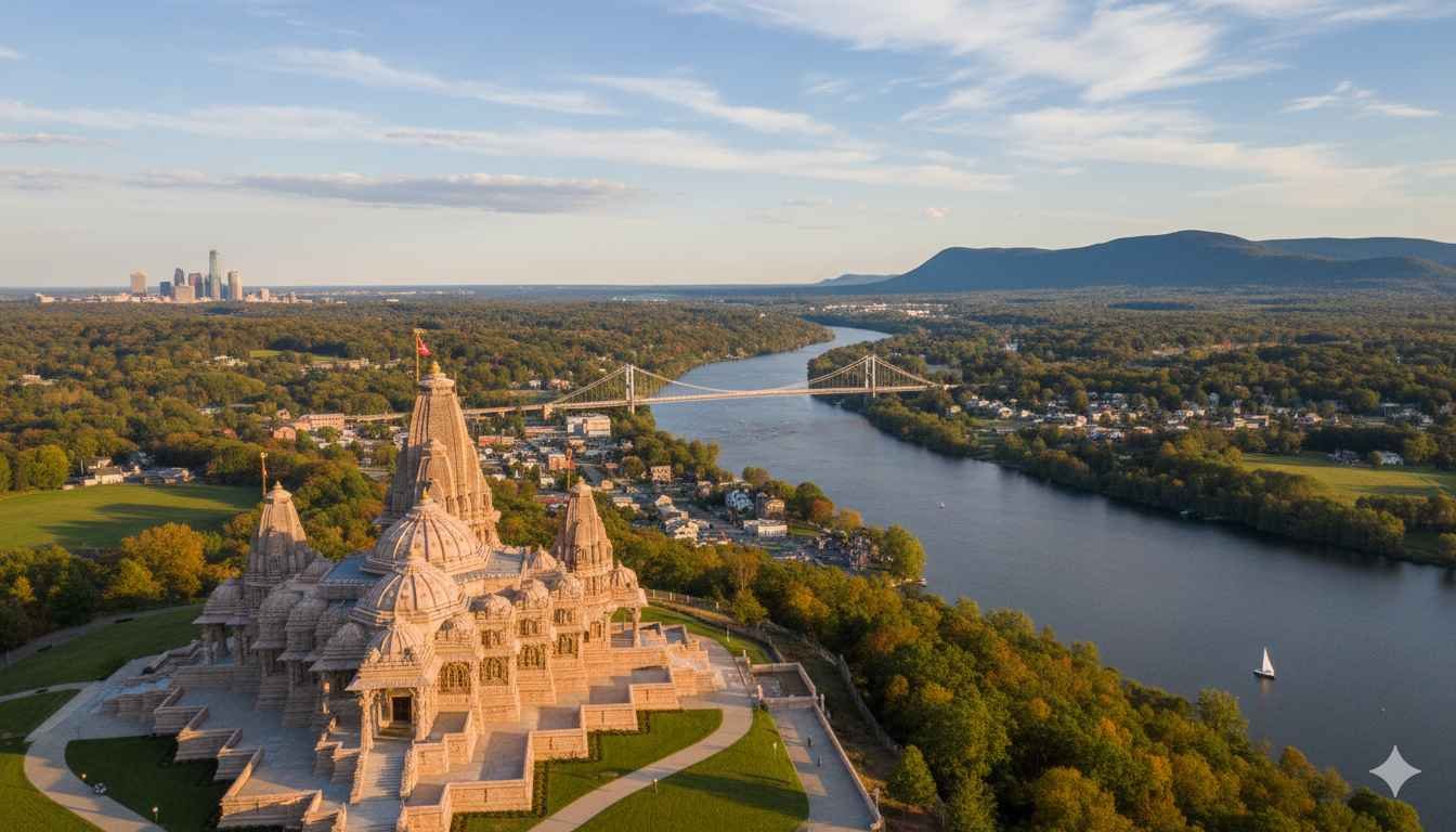 places to visit near akshardham new jersey