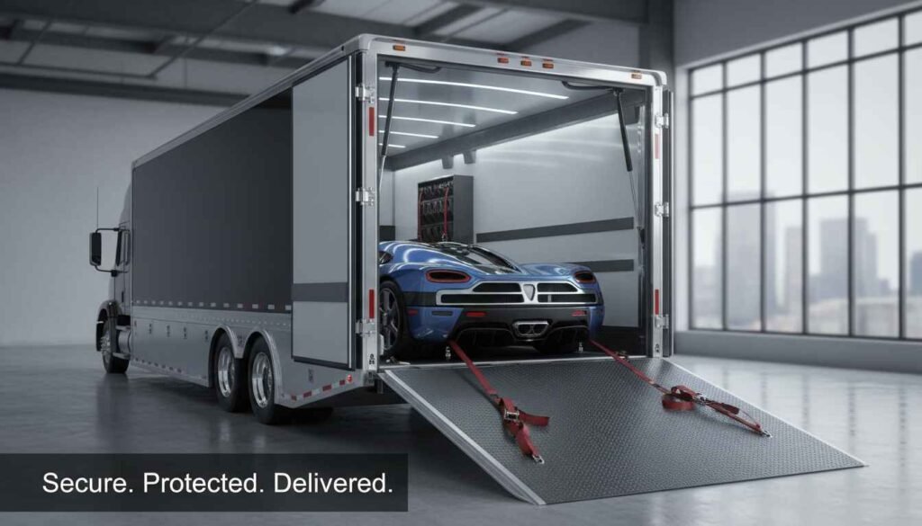 Advantages of Enclosed Vehicle Transport for Secure and Reliable Shipping