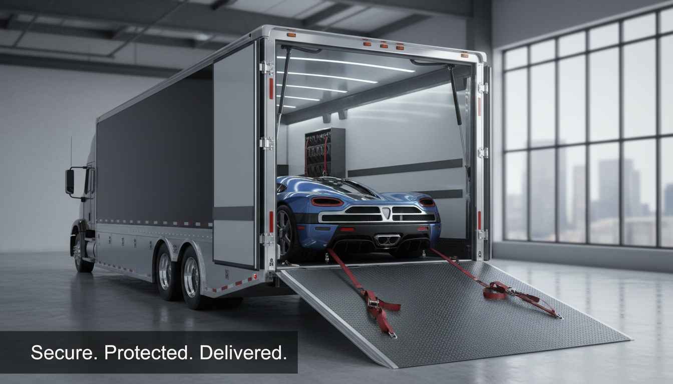 advantages of enclosed vehicle transport
