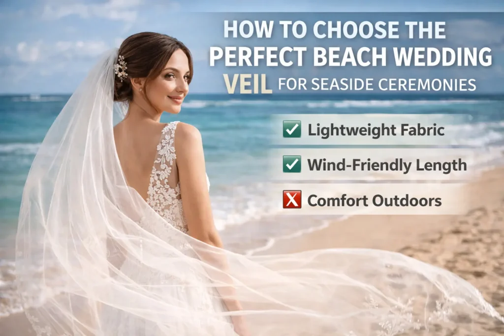 How to Choose the Perfect Beach Wedding Veil for Seaside Ceremonies