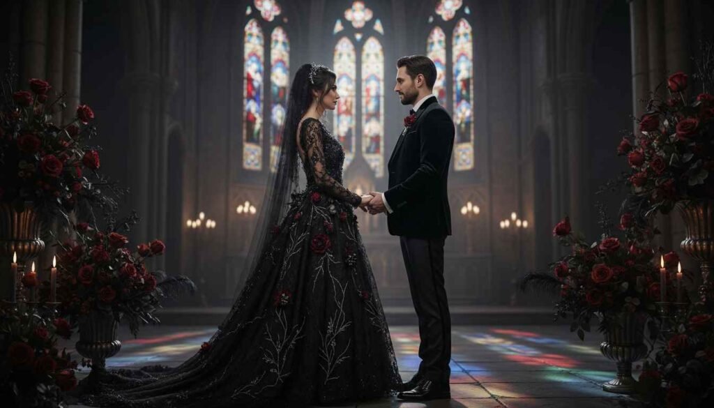 Gothic Wedding Photography: Capturing Dark Elegance in Timeless Frames