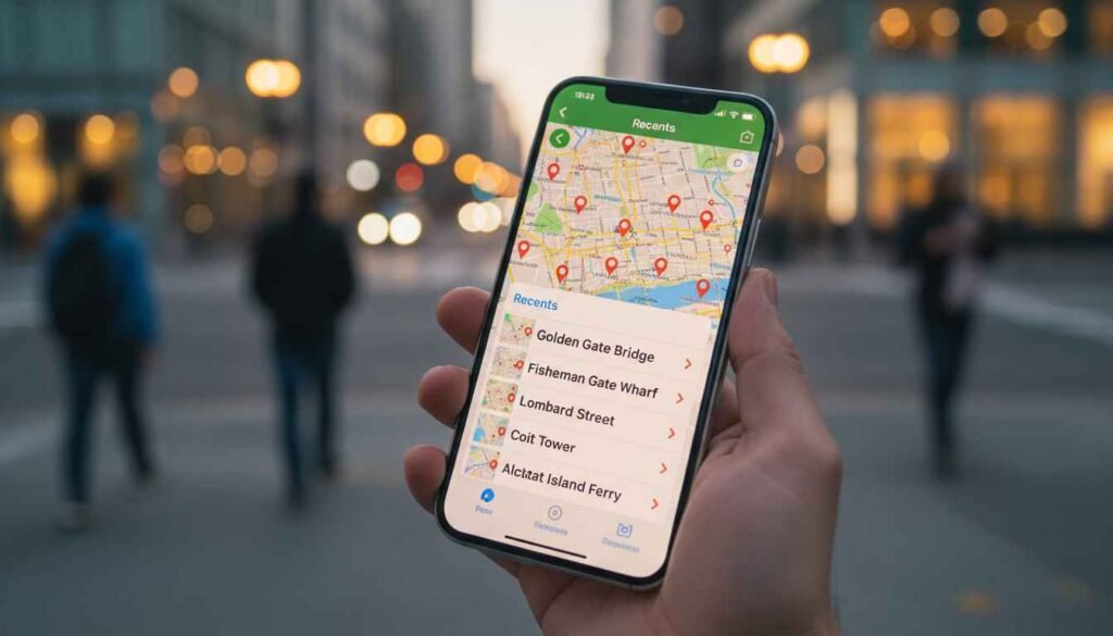 How to See Recently Visited Places on Iphone