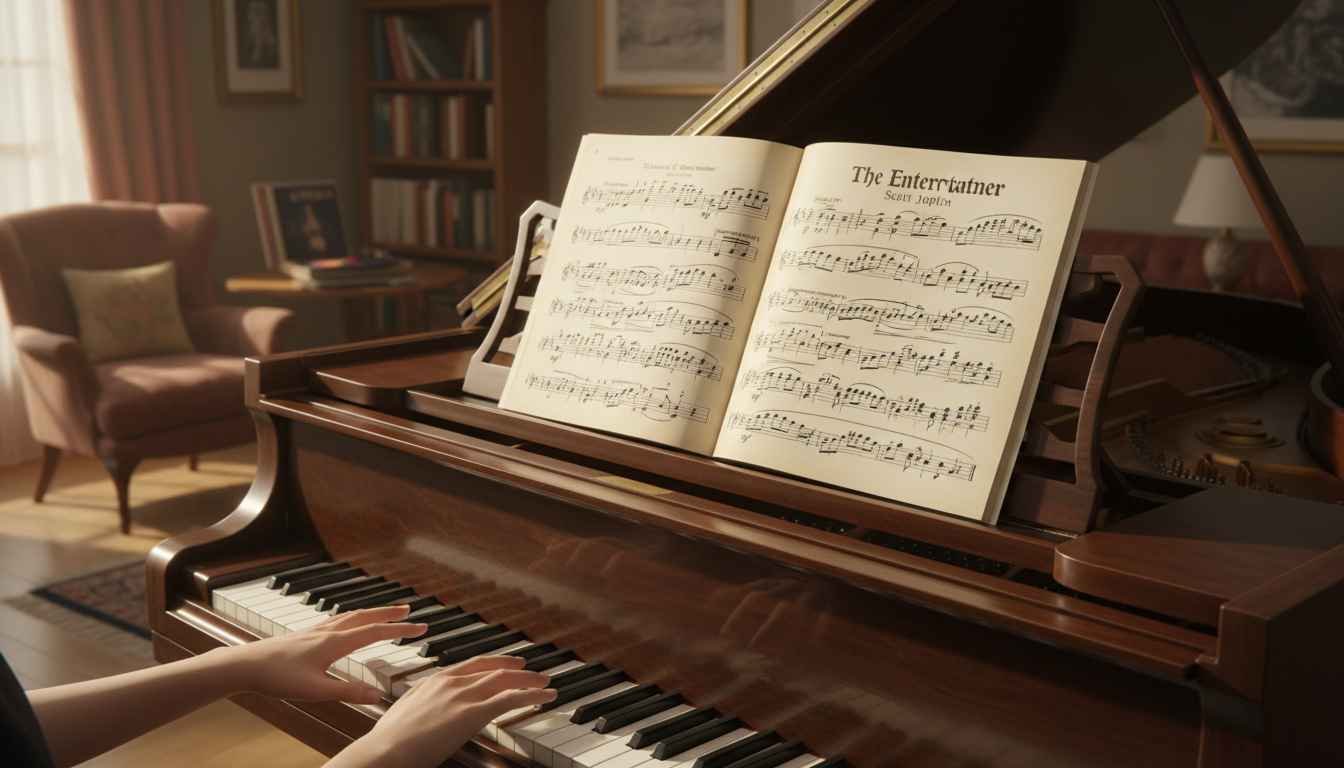 sheet music the entertainer