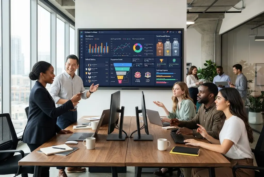 gamification marketing examples showing rewards, referrals, and customer engagement campaigns