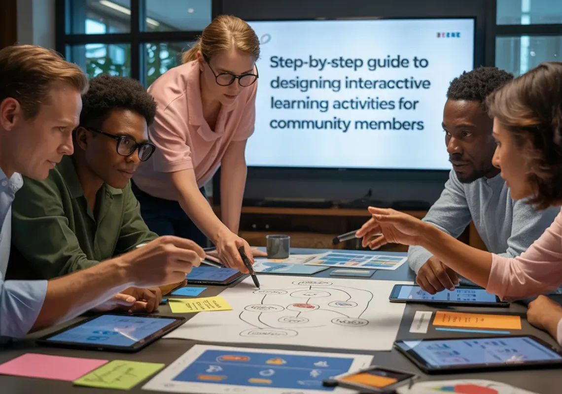 Step-by-Step Guide to Designing Interactive Learning Activities for Community Members