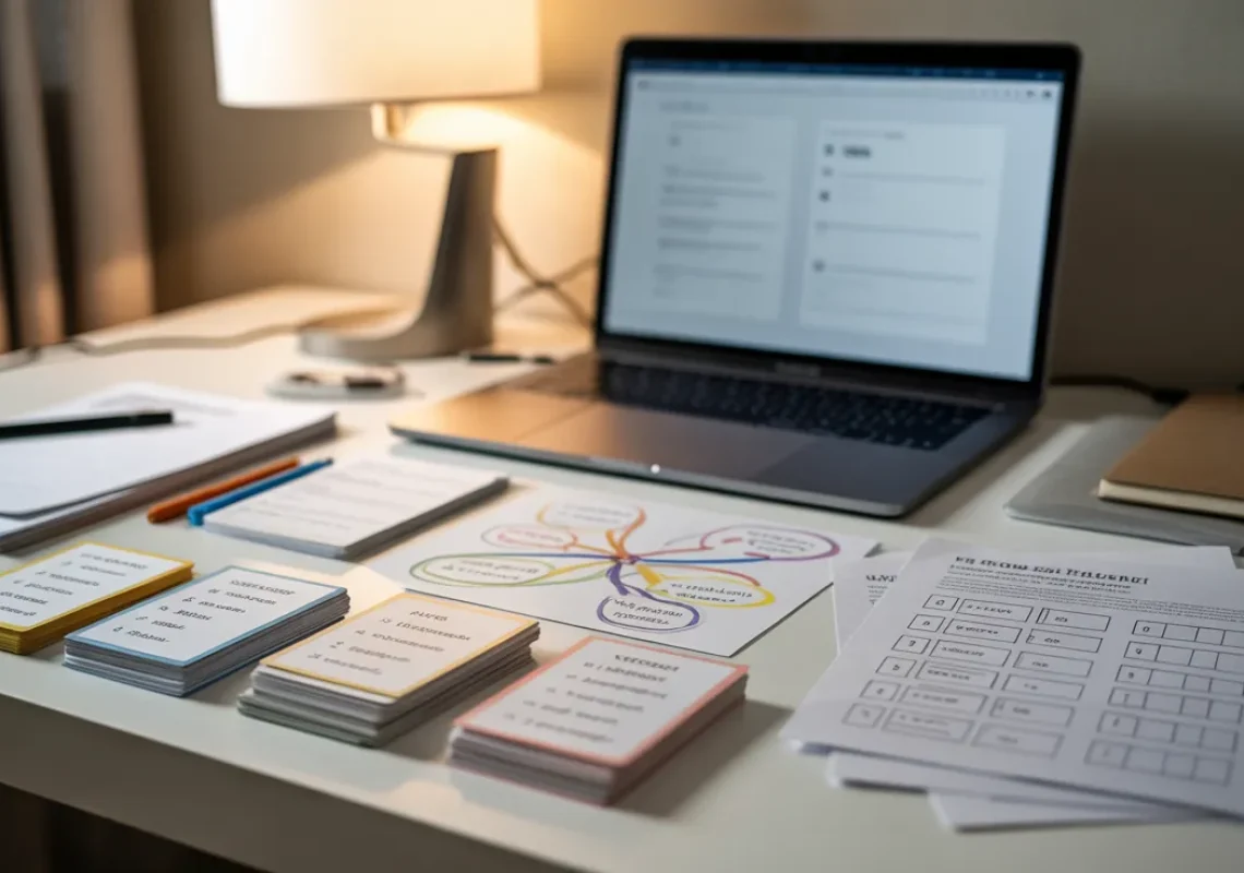 Tips for Using Flashcards, Quizzes, and Mind Maps to Improve Retention