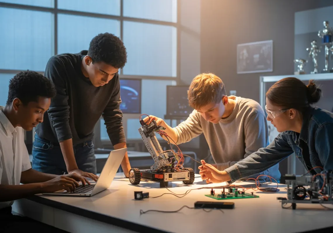 Using STEM Competitions to Enhance Collaboration and Leadership Skills