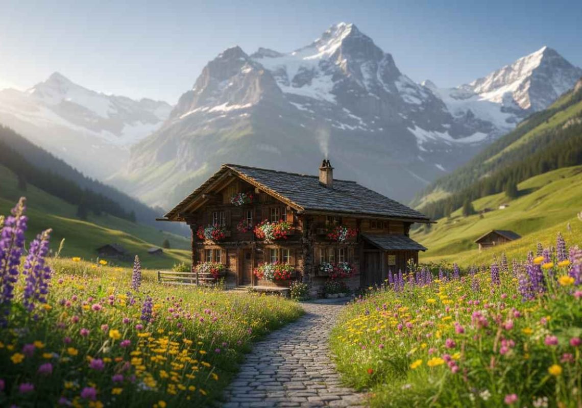 best place to visit the swiss alps