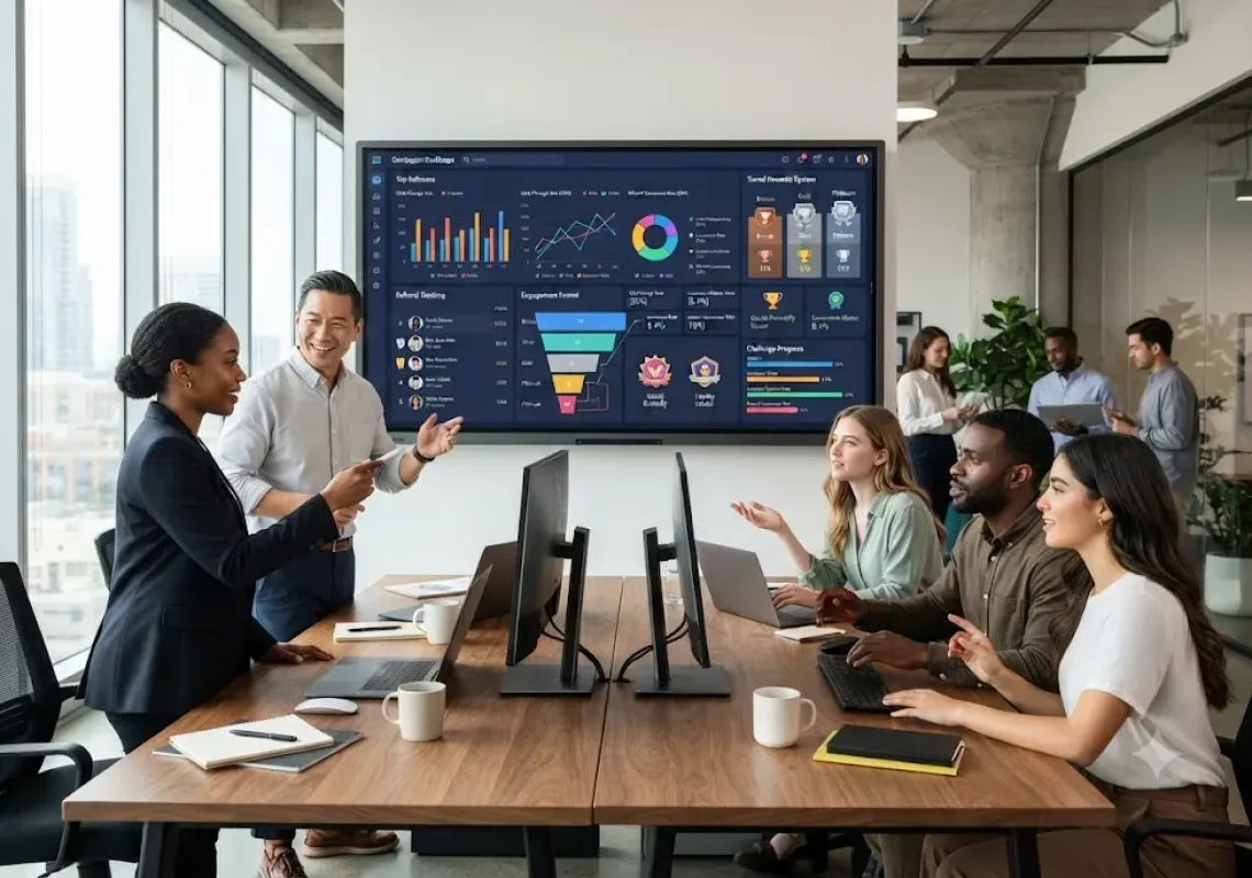 gamification marketing examples showing rewards, referrals, and customer engagement campaigns