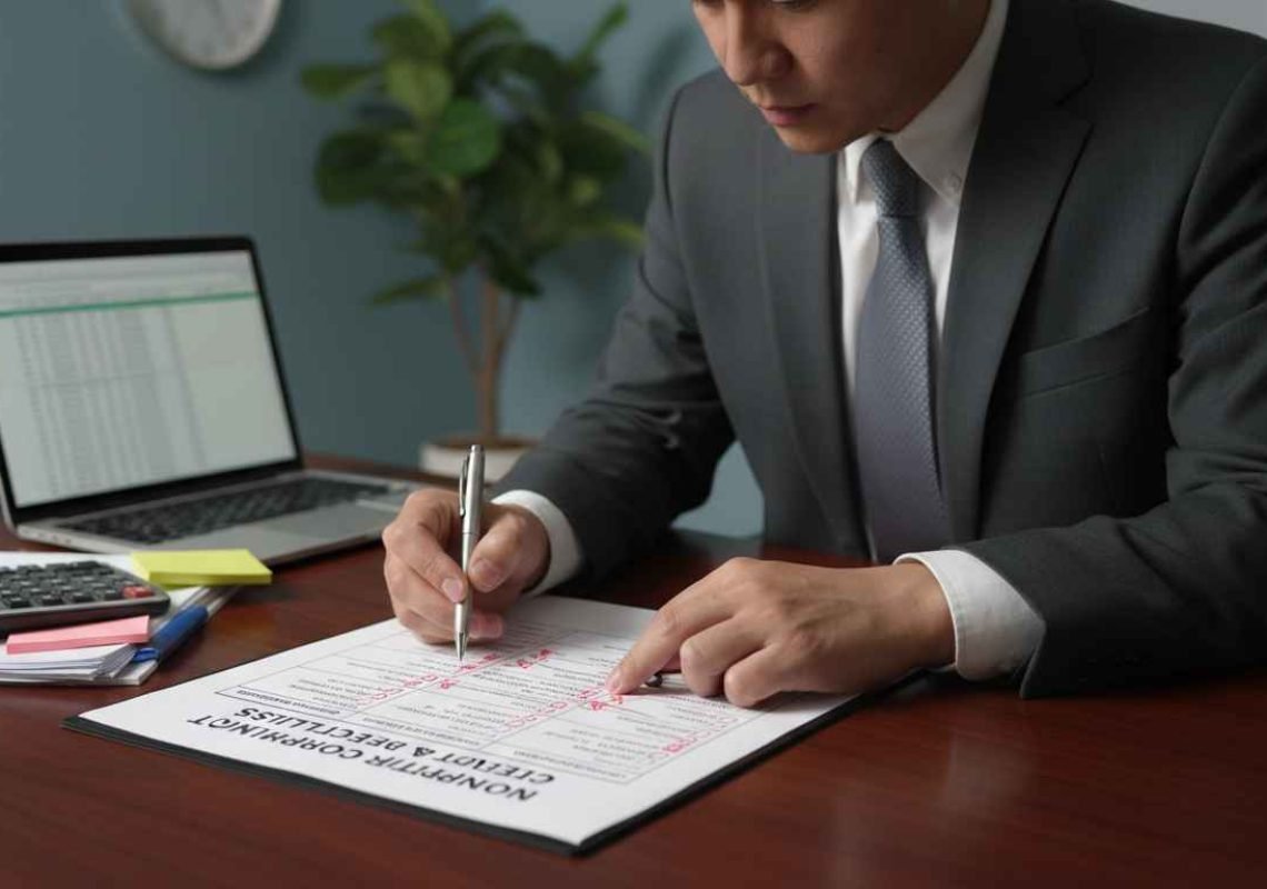 non profit organization audit checklist