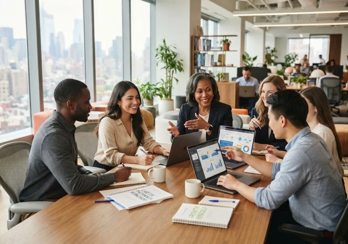 Professional development skills workshop focused on career growth and workplace success