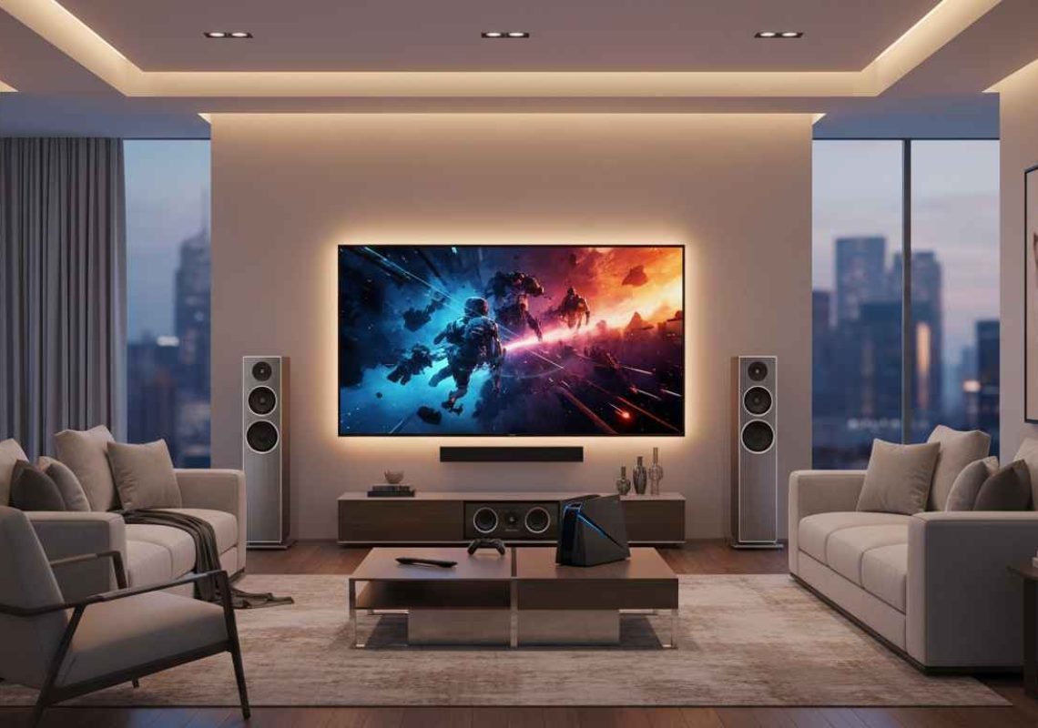 state-of-the-art entertainment gear